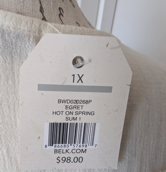 Wonderly Bohemian Chic Cream Tiered Maxi Dress Size 1X - Picture 6 of 9